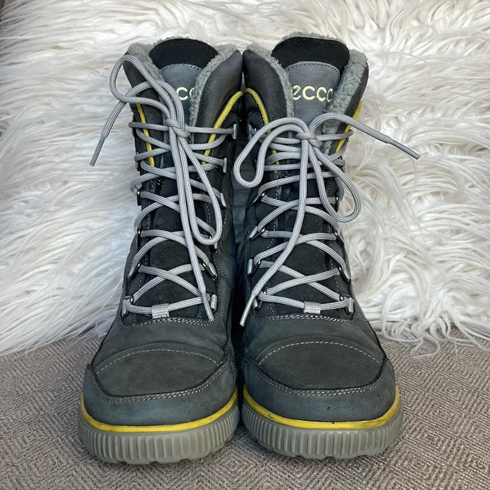 ECCO Siberia-Lite‎ Waterproof Winter Boots Graphite Leather